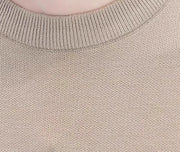 Slim-fit Contrast Colors Round Neck Base Knitwear Men's Sweater
