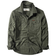 Large Size Loose Overalls Long Sleeve Shirt